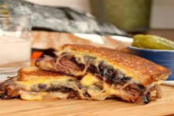 Roast Beef  and Cheese Panini