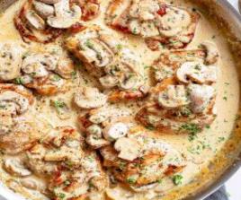 Chicken with Garlic Sauce