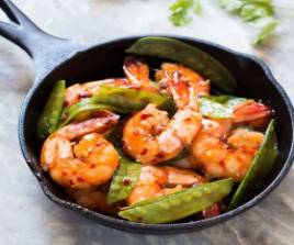 Prawn with Dry Chilly